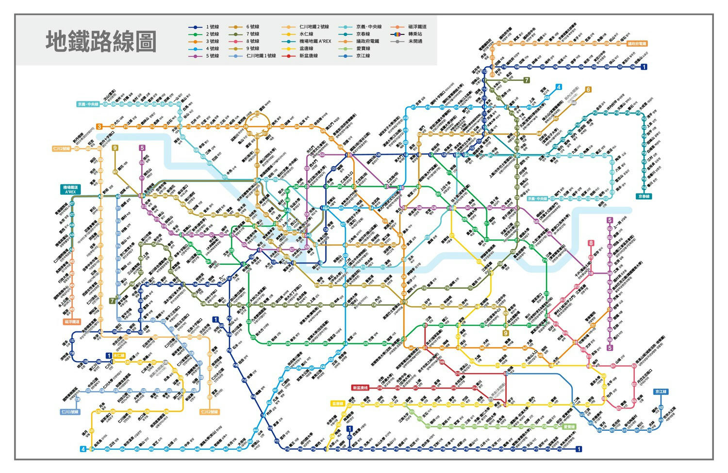 2017 SUBWAY MAP TC