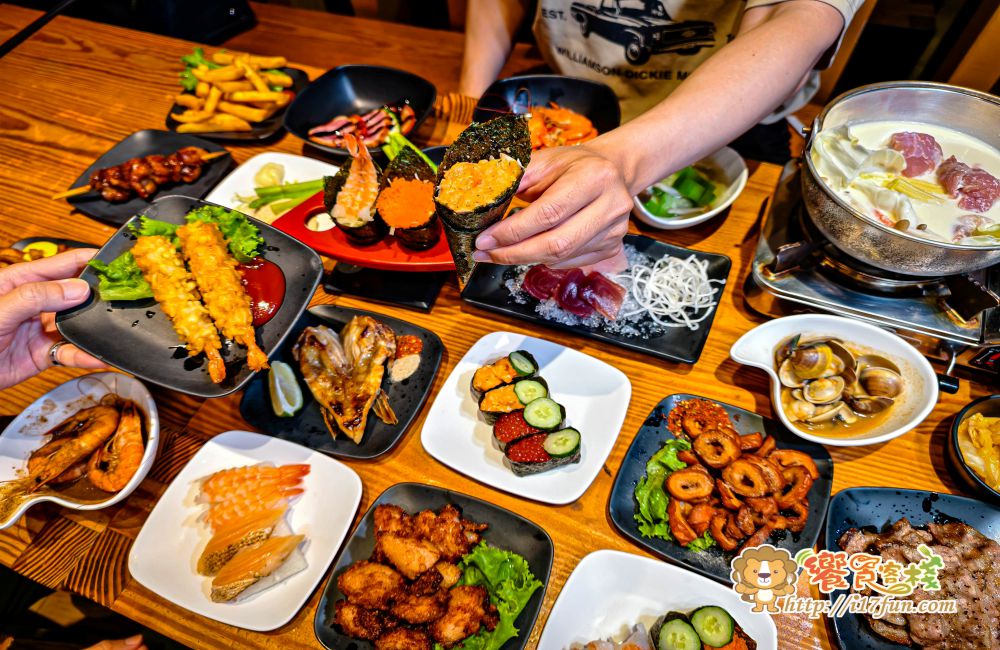 喜憨兒創作料理│高雄吃到飽推薦!近80道日式料理現點現做,握壽司、生魚片、烤物炸物到甜點無限享用,高CP值聚餐首選 - 第9張圖 喜憨兒創作料理│高雄吃到飽推薦!近80道日式料理現點現做,握壽司、生魚片、烤物炸物到甜點無限享用,高CP值聚餐首選